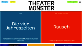 What Theater-muenster.com website looked like in 2023 (1 year ago)