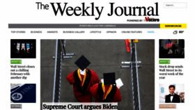 What Theweeklyjournal.com website looked like in 2023 (1 year ago)