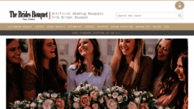 What Thebridesbouquet.com website looked like in 2023 (1 year ago)