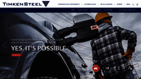 What Timkensteel.com website looked like in 2023 (1 year ago)