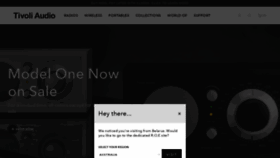 What Tivoliaudio.com website looked like in 2023 (1 year ago)