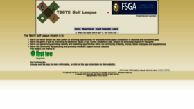 What Tbgte.org website looked like in 2023 (1 year ago)