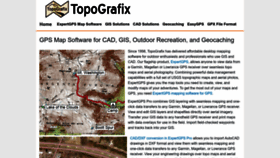 What Topografix.com website looked like in 2023 (1 year ago)