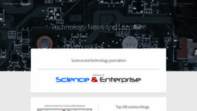 What Technewslit.com website looked like in 2023 (1 year ago)