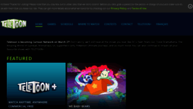What Teletoon.com website looked like in 2023 (1 year ago)