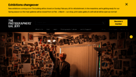 What Thephotographersgallery.org.uk website looked like in 2023 (1 year ago)