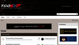 What Tngunowners.com website looked like in 2023 (1 year ago)