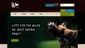 What Thewilds.org website looked like in 2023 (1 year ago)