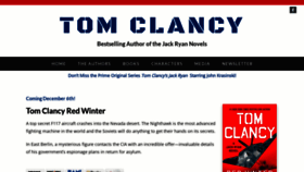 What Tomclancy.com website looked like in 2023 (1 year ago)