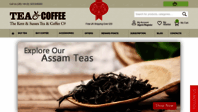 What Tea-and-coffee.com website looked like in 2023 (1 year ago)