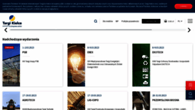 What Targikielce.pl website looked like in 2023 (1 year ago)