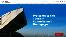 What Tourism.gov.hk website looked like in 2023 (1 year ago)
