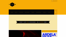 What Thedsgnblog.com website looked like in 2023 (2 years ago)