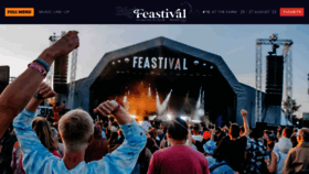 What Thebigfeastival.com website looked like in 2023 (1 year ago)