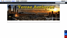 What Terraeantiqvae.com website looked like in 2023 (1 year ago)