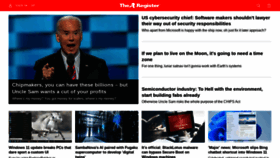 What Theregister.com website looked like in 2023 (1 year ago)