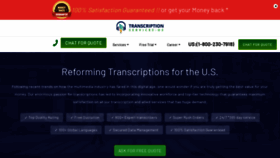 What Transcription-services-us.com website looked like in 2023 (1 year ago)