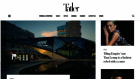 What Thailandtatler.com website looked like in 2023 (1 year ago)