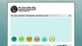 What Thefriendshipblog.com website looked like in 2023 (1 year ago)