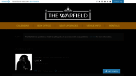 What Thewarfieldtheatre.com website looked like in 2023 (1 year ago)