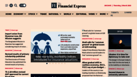 What Thefinancialexpress-bd.com website looked like in 2023 (1 year ago)