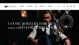 What Theirishjewelrycompany.com website looked like in 2023 (1 year ago)