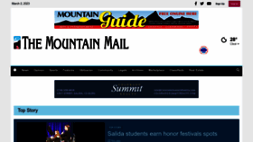 What Themountainmail.com website looked like in 2023 (1 year ago)