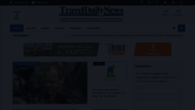 What Traveldailynews.gr website looked like in 2023 (1 year ago)