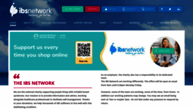 What Theibsnetwork.org website looked like in 2023 (1 year ago)