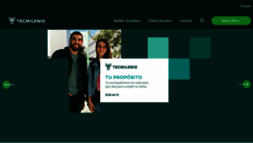 What Tecmilenio.mx website looked like in 2023 (1 year ago)