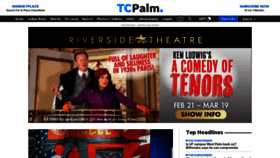 What Tcpalm.com website looked like in 2023 (1 year ago)