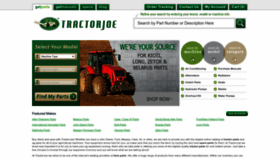What Tractorjoe.com website looked like in 2023 (1 year ago)