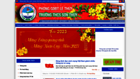 What Thcssonthuy.edu.vn website looked like in 2023 (1 year ago)