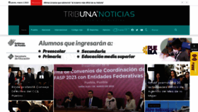 What Tribunanoticias.mx website looked like in 2023 (1 year ago)