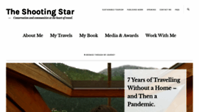 What The-shooting-star.com website looked like in 2023 (1 year ago)