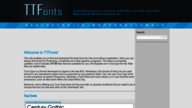 What Ttfonts.net website looked like in 2023 (1 year ago)