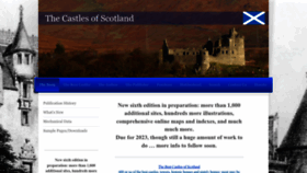 What Thecastlesofscotland.co.uk website looked like in 2023 (1 year ago)
