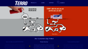What Terro.com website looked like in 2023 (1 year ago)