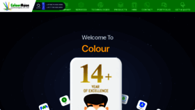 What Thecolourmoon.com website looked like in 2023 (1 year ago)