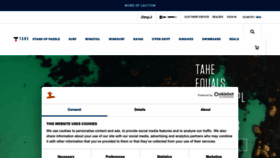 What Tahesport.com website looked like in 2023 (1 year ago)