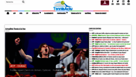 What Tennisactu.net website looked like in 2023 (1 year ago)