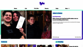 What Tyla.com website looked like in 2023 (2 years ago)