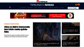 What Tribunademinas.com.br website looked like in 2023 (1 year ago)