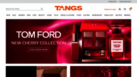 What Tangs.com website looked like in 2023 (1 year ago)