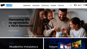 What Techsterowniki.pl website looked like in 2023 (3 years ago)