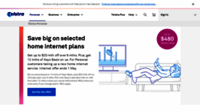 What Telstra.com.au website looked like in 2023 (1 year ago)