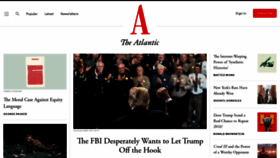What Theatlantic.com website looked like in 2023 (1 year ago)