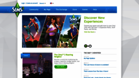 What Thesims3.com website looked like in 2023 (1 year ago)