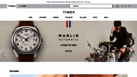 What Timex.com website looked like in 2023 (1 year ago)