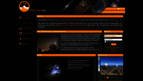 What Telescope.org website looked like in 2023 (3 years ago)